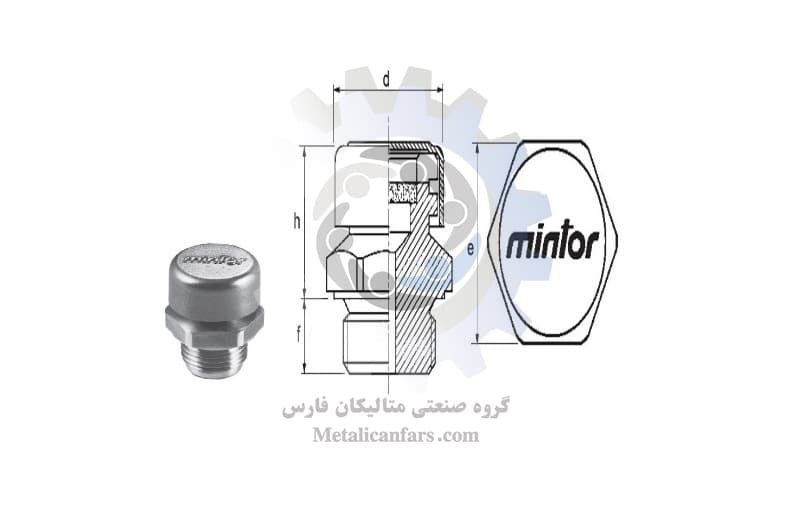 متالیکان فارس-مهره هواگیری گیربکس 3.8 اینچ